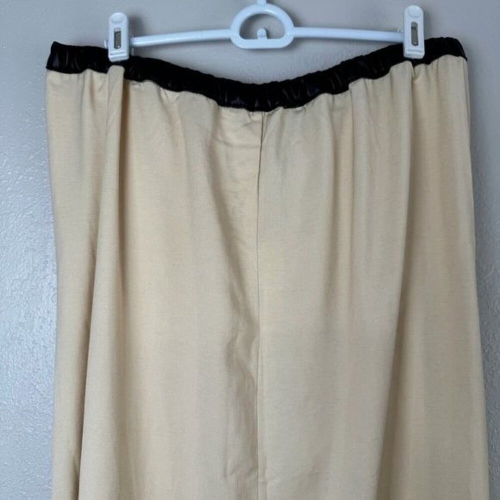NWT Weworewhat Bow Maxi Skirt in Wood Ash & Black S - Picture 10 of 14